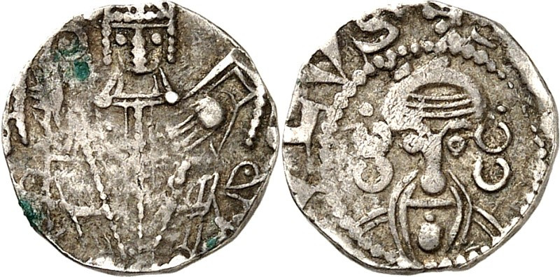 Münster, Bistum. 
Otto II. von der Lippe 1248-1259. Denar 1,31g.(+OTTO-EPISCO) ...