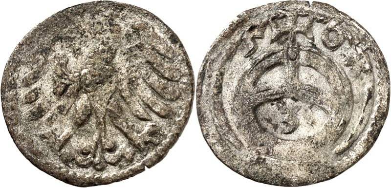 Nordhausen, Stadt. 
Dreier 1556 Mzst. Ellrich. Lauerwald 5.3 ex Slg.Horn. 

s...