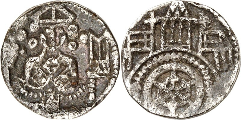 Osnabrück, Bistum. 
Ludwig v. Ravensberg 1297-1308. Pfennig 1,12g Osnabrück. Th...