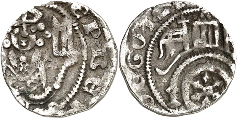 Osnabrück, Bistum. 
Gottfried v. Arnsberg 1321-1349. Denar 1,26g Osnabrück .EPB...