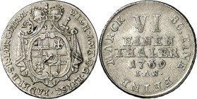 Osnabrück, Bistum. 
Friedrich, Herzog von York & Albany 1764-1802. Medaille 1791 (v.J.J.Stierle) a.d.Vermählung mit Friederike v. Preussen. Beider Br...