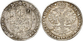 Ostfriesland, Grafschaft, -seit 1654/62 Fürstentum. 
Georg Christian 1660-1665. 1/3 Reichstaler o.J. Mmz. Herz auf Zainhaken, Esens. Us. mit CHRIST F...