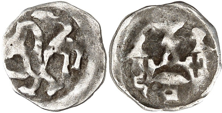 Pommern-Städte in Pommern. 
STETTIN. Vierchen o.J. (15.Jh.) 0,27 g, Greif n.l /...