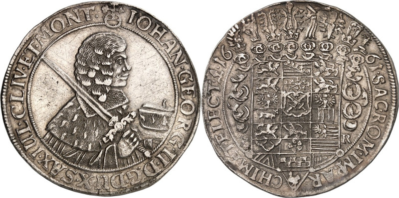 Sachsen, Albertinische Linie, nach 1547 Kurlinie. 
Johann Georg II. 1656-1680. ...