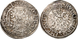 Salm/-Grumbach. 
Johann und Adolf 1606-1626. 3 Kreuzer o.J. Wappenschild / Gekr. Doppeladler. Jos.&nbsp; 189a. . 

ss