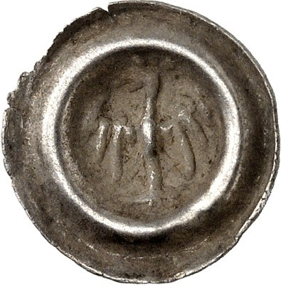 Schlesien/-Oppeln-Ratibor. 
15. Jhdt. Hohlringheller (um 1430/1470) 0,23g. Adle...