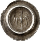 Schlesien/-Oppeln-Ratibor. 
15. Jhdt. Hohlringheller (um 1430/1470) 0,23g. Adler im Wulstring. Fr.&nbsp; 293 Tf.16,797, Bonh.&nbsp; -, Berger&nbsp; -...