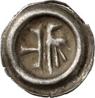 Schlesien/-Oppeln-Ratibor. 
15. Jhdt. Hohlringheller (um 1430/1470) 0,20g. Gespaltenes Wappenbild Tatzenkreuz. Fr.&nbsp; 293 Tf.16,798, Bonh.&nbsp; -...