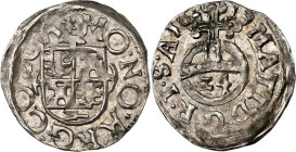 Schwarzburg/-Sondershausen. 
Günther XLII., Anton Heinrich, Johann Günther II. und Christian Günther I. 1619-1631. 1/24&nbsp;Reichstaler 1619. Stern ...