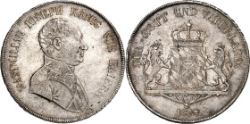 Bayern. 
Maximilian I. Joseph (1799-)1806-1825. Konv.-Taler 1807. AKS 48, J. 13, Th. 43. . 

l. Kratzer, vz