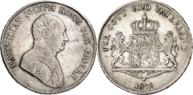 Bayern. 
Maximilian I. Joseph (1799-)1806-1825. Konv.-Taler 1808. AKS 48, J. 13, Th. 43. . 

ss