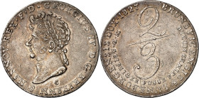 Hannover, Kgr.. 
Georg IV. 1820-1830. 2/3 Taler 1827. AKS 39, J. 24a. . 

vz