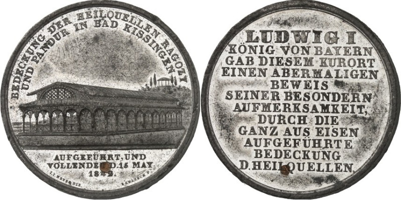 ALTDEUTSCHE LÄNDER und ADEL, 1806-1918. 
BAYERN. 
Ludwig I. 1825-1848. Medaill...