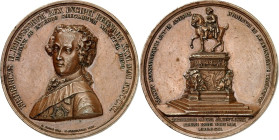 ALTDEUTSCHE LÄNDER und ADEL, 1806-1918. 
PREUSSEN Kgr.. 
Friedrich II. der Grosse 1740-1786. Medaille 1840 (v. Pfeuffer) a. d. 100. Jahrestag s. Reg...