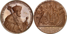ALTDEUTSCHE LÄNDER und ADEL, 1806-1918. 
PREUSSEN Kgr.. 
Friedrich Wilhelm III. (1797-)1806-1840. Medaille 1839 (v. König, b. Loos) a. d. 3. Säkular...