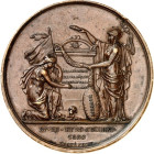 EUROPA. 
FRANKREICH. 
Juli-Revolution 1830. Medaille 1830 (v. Caqu\'e9) a. d. Andenken der am 27.-29. Juli "für die Freiheit gefallenen Franzosen". ...