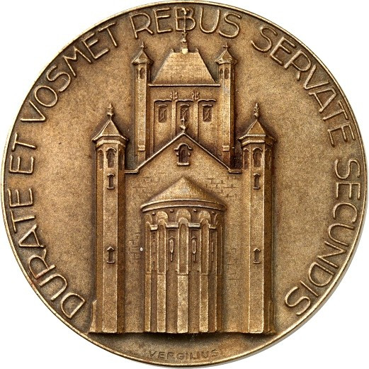 STÄDTE. 
DEUTSCHE STÄDTE. 
ohne Ort. Medaille o.J. (o.&nbsp;Sign.) Kirchengebä...