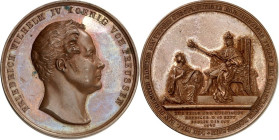 STÄDTE. 
DEUTSCHE STÄDTE. 
BERLIN. Medaille 1840 (o. Sign., v. H. Lorenz) a. d. Königsberger (am 10. September) u. Berliner Huldigung (am 25. Oktobe...