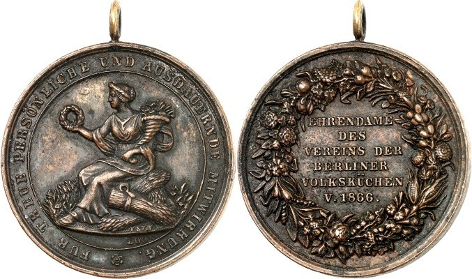 STÄDTE. 
DEUTSCHE STÄDTE. 
BERLIN. Preismedaillen (2 Stück) o.J. (nach 1866) (...