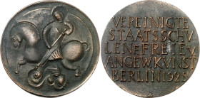 BILDHAUER und MEDAILLEURE des XIX. bis XXI. Jh.. 
SCHÜLERMEDAILLEN der Unterrichtsanstalt. 
d.v. Staatsschule f. freie u. angewandte Kunst. Medaille...