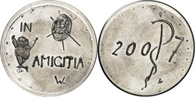 BILDHAUER und MEDAILLEURE des XIX. bis XXI. Jh.. 
DEUTSCHLAND zeitgenössisch nach 1945. 
GRABER, Maja *1974 Sempach (Schweiz). Medaille 2007 f. W. W...