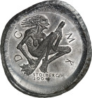 BILDHAUER und MEDAILLEURE des XIX. bis XXI. Jh.. 
DEUTSCHLAND zeitgenössisch nach 1945. 
THEUMER, Carsten *1956 Zeitz. Medaille 2004 "Brockenhexe" v...