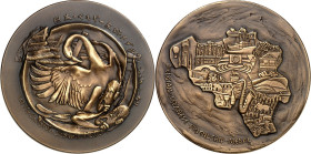 BILDHAUER und MEDAILLEURE des XIX. bis XXI. Jh.. 
BELGIEN. 
HUYBRECHTS, Paul *1951 Winksele. Medaille o.J. (2011) (zus. mit Samio Saito) "Belgisch- ...