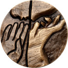 BILDHAUER und MEDAILLEURE des XIX. bis XXI. Jh.. 
BELGIEN. 
JACQUEMIN, Peter. Medaille o.J.(2007) Berühren. rs. Logo d. Hrsg. PM (Promotion de la M\...