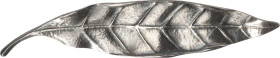 DEUTSCHLAND. 
BUNDESREPUBLIK DEUTSCHLAND. 
Silbernes Lorbeerblatt seit 1950 Ag 925 fein 2 Punzen, Großformat 107x 23 mm, seit 1964 Verleihung nur an...