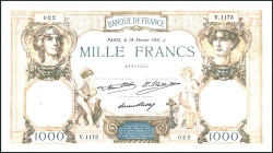 FRANKREICH. 
III. Republik -. 
100 Francs 11.1.1940. Pick&nbsp; 94. . 

II+