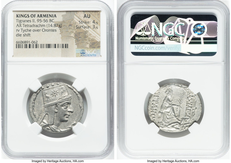 ARMENIAN KINGDOM. Tigranes II the Great (95-56 BC). AR tetradrachm (28mm, 14.87 ...