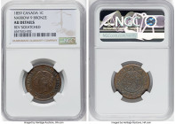 3-Piece Lot of Certified Assorted Cents NGC, 1) Victoria "Narrow 9 bronze" Cent 1859 - AU Details (Reverse Scratched), London mint, KM1 2) Prince Edwa...
