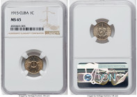 Republic Centavo 1915 MS65 NGC, Philadelphia mint, KM9.1. HID09801242017 © 2022 Heritage Auctions | All Rights Reserved