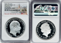 Elizabeth II silver Proof "King Edward VII" 5 Pounds (2 oz) 2022 PR69 Ultra Cameo NGC, KM-Unl, S-Unl. Limited Edition Presentation Mintage: 750. Briti...
