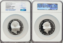 Elizabeth II silver Proof "King Edward VII" 10 Pounds (5 oz) 2022 PR70 Ultra Cameo NGC, KM-Unl., S-Unl. Limited Edition Presentation: 275. British Mon...