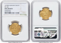Leopold I gold Ducat 1675 K-B UNC Details (Damaged) NGC, Kremnitz mint, KM151, Fr-128. HID09801242017 © 2022 Heritage Auctions | All Rights Reserved
