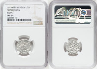Mughal Empire. Shah Jahan 1/2 Rupee AH 1068 Year 31 (1657/1658) MS64 NGC, Surat mint, KM218.1. HID09801242017 © 2022 Heritage Auctions | All Rights Re...