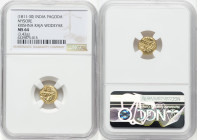 Mysore. Krishna Raja Wodeyar gold Pagoda ND (1811-1830) MS64 NGC, Fr-1358. 3.42gm. HID09801242017 © 2022 Heritage Auctions | All Rights Reserved