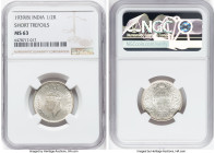 British India. George VI 1/2 Rupee 1939-(b) MS63 NGC, Bombay mint, KM550. Short trefoils. HID09801242017 © 2022 Heritage Auctions | All Rights Reserve...