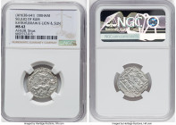 Seljuqs of Rum, Kaykhusraw II (AH 638-641 / AD 1240-1243) Silver "Lion & Sun" Dirham AH 638 (AD 1240/1241) MS62 NGC, Sivas mint, A-1218. HID0980124201...