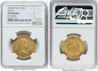 Milan. Franz II gold Sovrano 1800-M AU Details (cleaned) NGC, Milan mint, KM241, Fr-741a. HID09801242017 © 2022 Heritage Auctions | All Rights Reserve...