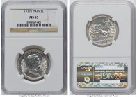 Vittorio Emanuele III 2 Lire 1917-R MS63 NGC, Rome mint, KM55. From the Meduno Collection HID09801242017 © 2022 Heritage Auctions | All Rights Reserve...