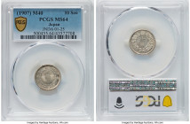 Meiji 10 Sen Year 40 (1907) MS64 PCGS, Osaka mint, KM-Y29, JNDA 1-25. HID09801242017 © 2022 Heritage Auctions | All Rights Reserved