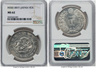Meiji Yen Year 30 (1897) MS62 NGC, Osaka mint, KM-YA25.3, JNDA 01-10A. HID09801242017 © 2022 Heritage Auctions | All Rights Reserved