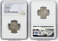 Lithuania. Sigismund II August Groat 1547 AU Details (Cleaned) NGC, Vilnius mint, Kopicki-3281. HID09801242017 © 2022 Heritage Auctions | All Rights R...