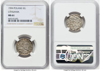 Lithuania. Sigismund III Vasa 3 Groszy 1594 MS61 NGC, Vilnius mint. HID09801242017 © 2022 Heritage Auctions | All Rights Reserved