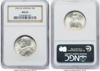 Pius XI 10 Lire Anno XI (1932) MS65 NGC, KM8. Sole "top pop". From the Meduno Collection HID09801242017 © 2022 Heritage Auctions | All Rights Reserved...