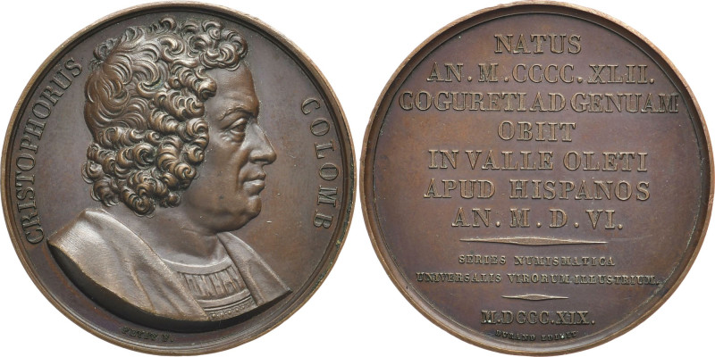 FRANKREICH Medaillen
 Bronzemedaille 1819, von Petit/Durand. Aus der "Series nu...