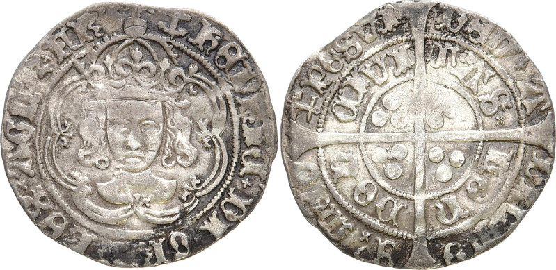 GROSSBRITANNIEN VEREINIGTES KÖNIGREICH
Henry VII, 1485-1509. Groat o.J., London...