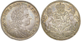 GROSSBRITANNIEN VEREINIGTES KÖNIGREICH
Georg I., 1714-1727. Silbermedaille o.J. (1714) von J. Croker, auf seine Krönung. Portrait von George I.//Gech...